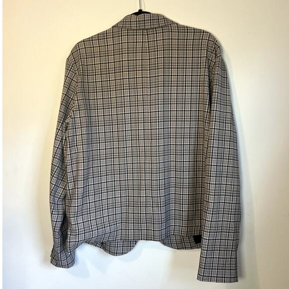 Free People We The Free Cali Plaid Blazer Size Large Relaxed Fit EUC - Picture 3 of 7